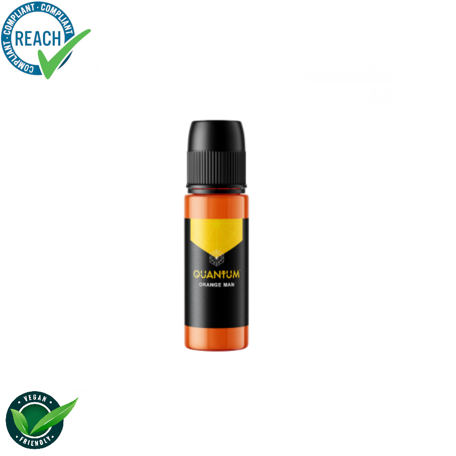 Quantum Tattoo Ink Gold Label Orange Man - Mélange pour le tatouage encre REACH 30ml