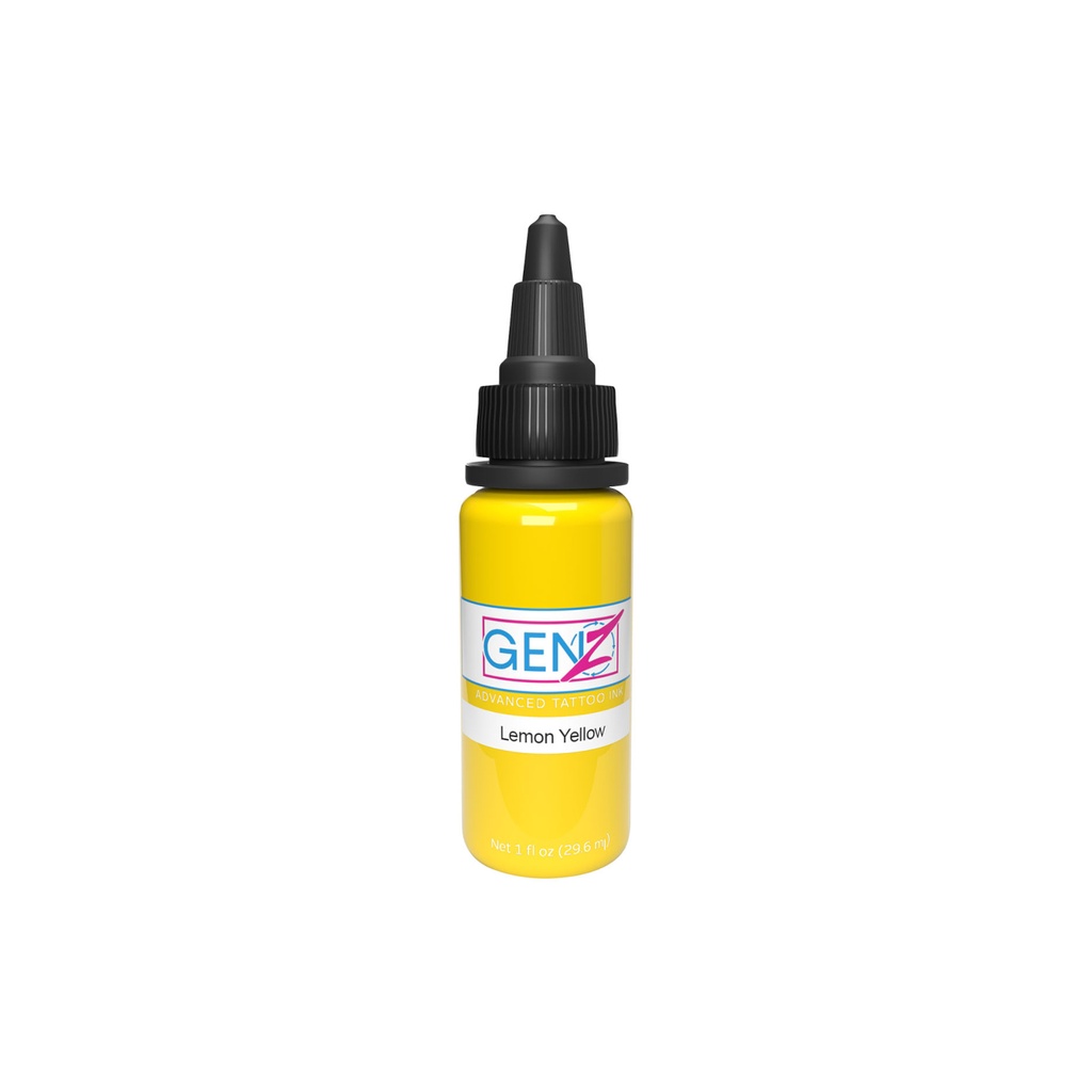 Encre Tattoo Jaune - Intenze Ink Gen-Z Lemon Yellow - Mélange pour le tatouage encre reach 30 ml*