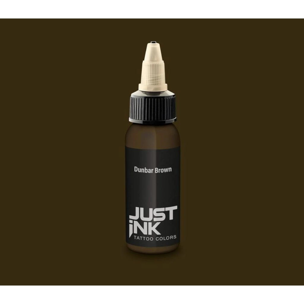 Encre Tattoo Marron - Just Ink Dunbar Brown - Mélange pour le tatouage encre reach 30 ml