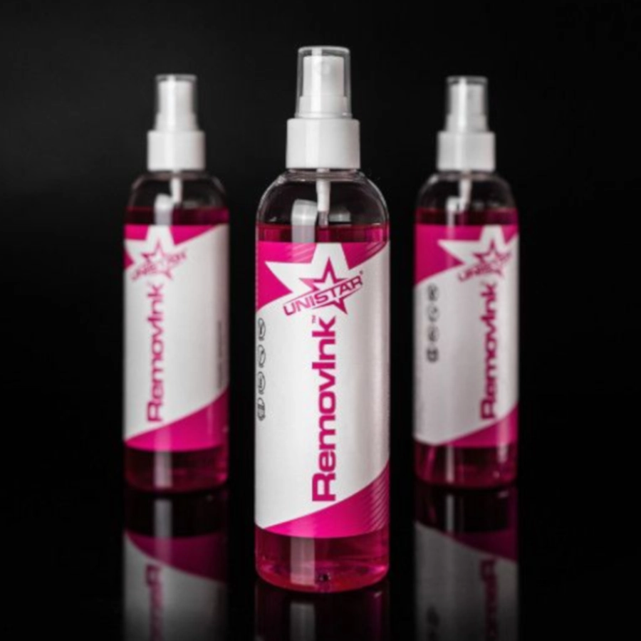 Nettoyage Tattoo - Unistar Removink - Spray dissolvant pour retirer les résidus de stencils*