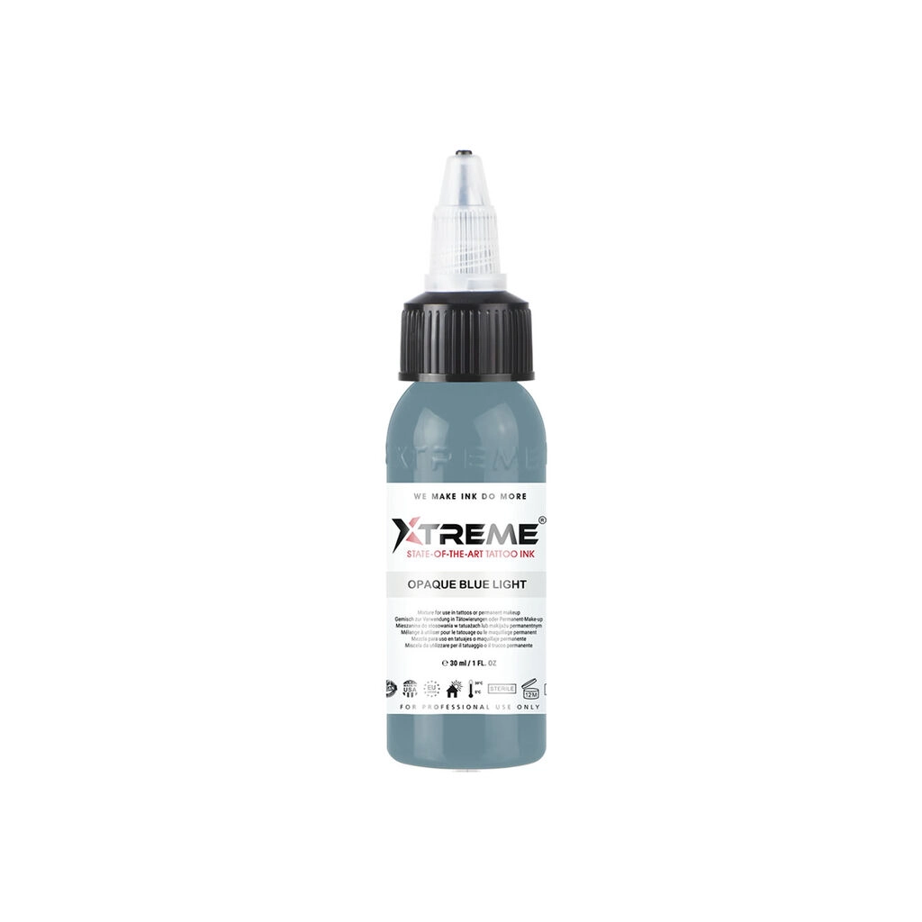 Xtreme Ink Opaque Blue Light - Mélange pour le tatouage encre REACH 30ml