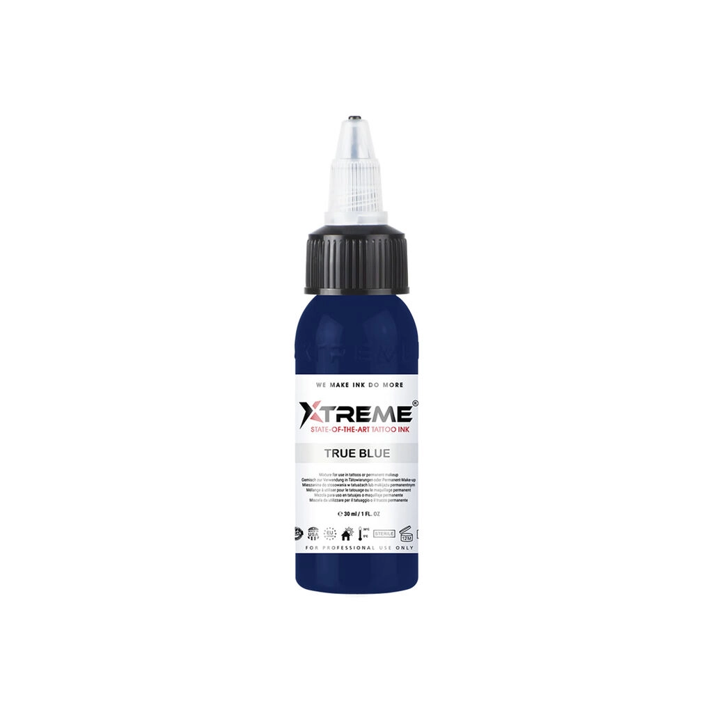 Xtreme Ink True Blue - Mélange pour le tatouage encre REACH
