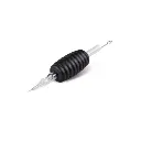 Set Tube/Aiguille Tattoo - Killer Ink Round Liner - Boîte de 25 tubes en buse diamant de 19 mm avec aiguille liner 0,25 mm