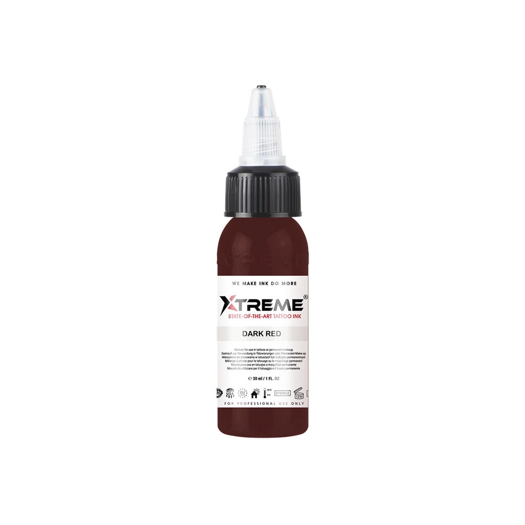 Xtreme Ink Dark Red - Mélange pour le tatouage encre REACH