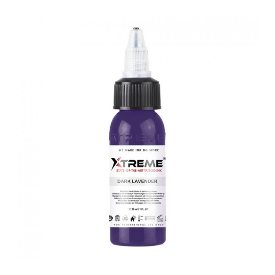 Encre Tattoo Violette - Xtreme Ink Dark Lavender - Mélange pour le tatouage encre reach 30 ml*