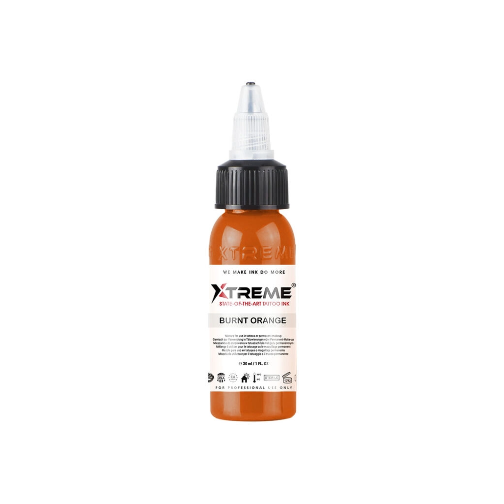 Xtreme Ink Burnt Orange - Mélange pour le tatouage encre REACH