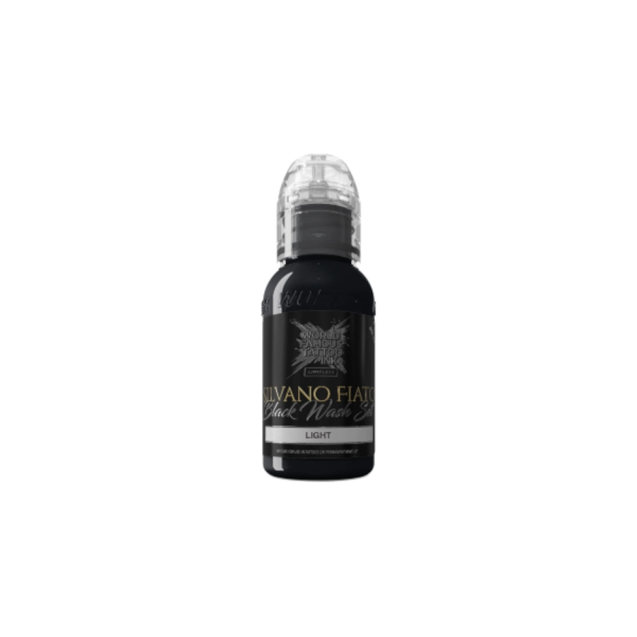 Encre Tattoo - World Famous Silvano Fiato Light - Mélange pour le tatouage REACH 30 ml du set silvano fiato blackwash