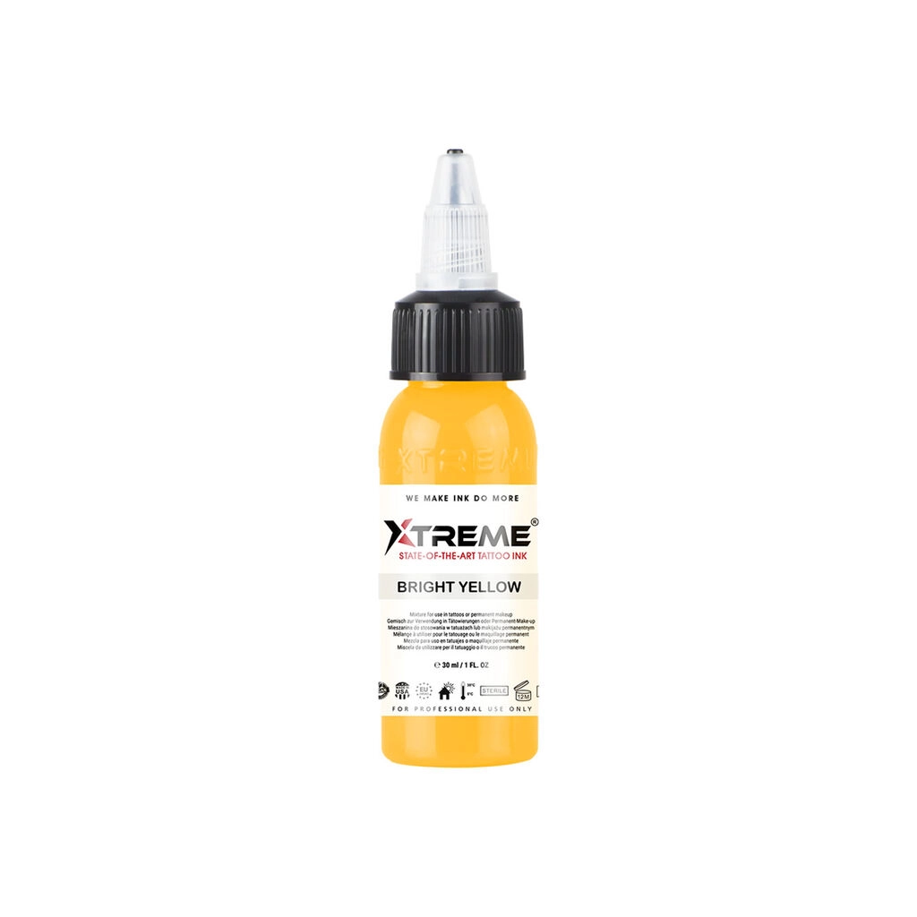 Xtreme Ink Bright Yellow - Mélange pour le tatouage encre REACH