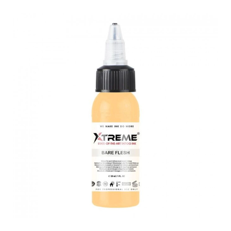 Encre Tattoo Orange - Xtreme Ink Bare Flesh - Mélange pour le tatouage encre reach 30 ml*