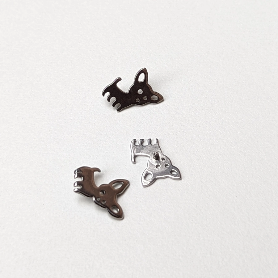 Embout Piercing - Embout 54 Gamme Hand Ink - Piercing en titane f136 pour pas de vis interne chihuahua