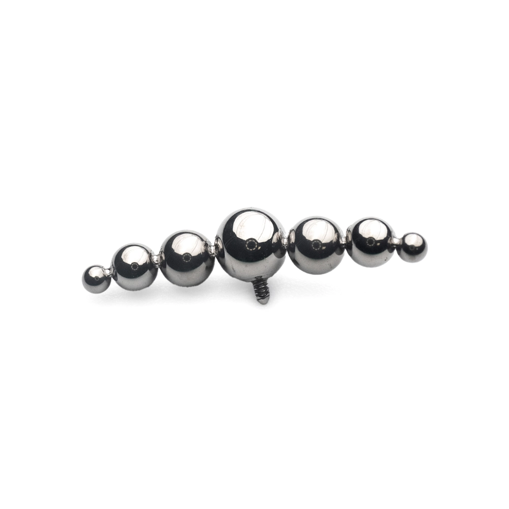 Embout Piercing - Titane F136 Gamme Hand Ink - Embout 86 avec pas de vis interne 0,9 mm pour piercing 1,2 mm fashion perles*