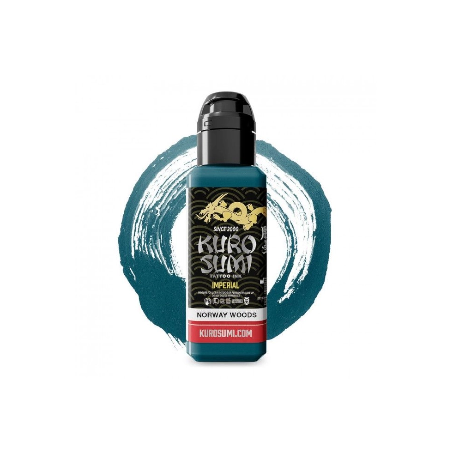 Encre de Tatouage Bleue Kuro Sumi Imperial Norway Woods – Conforme REACH – Pigment Professionnel Haute Intensité* 