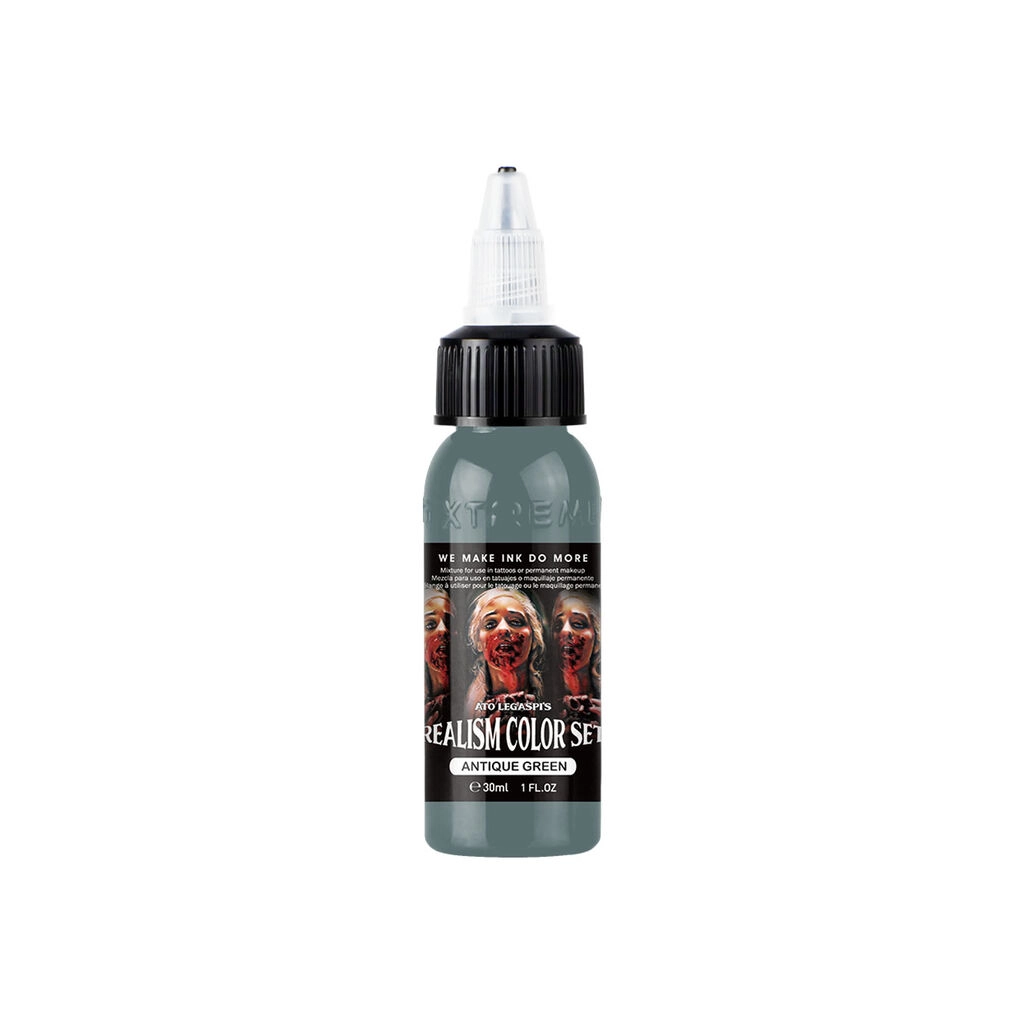 Xtreme Ink Ato Legaspi Antique Green - Mélange pour le tatouage encre REACH