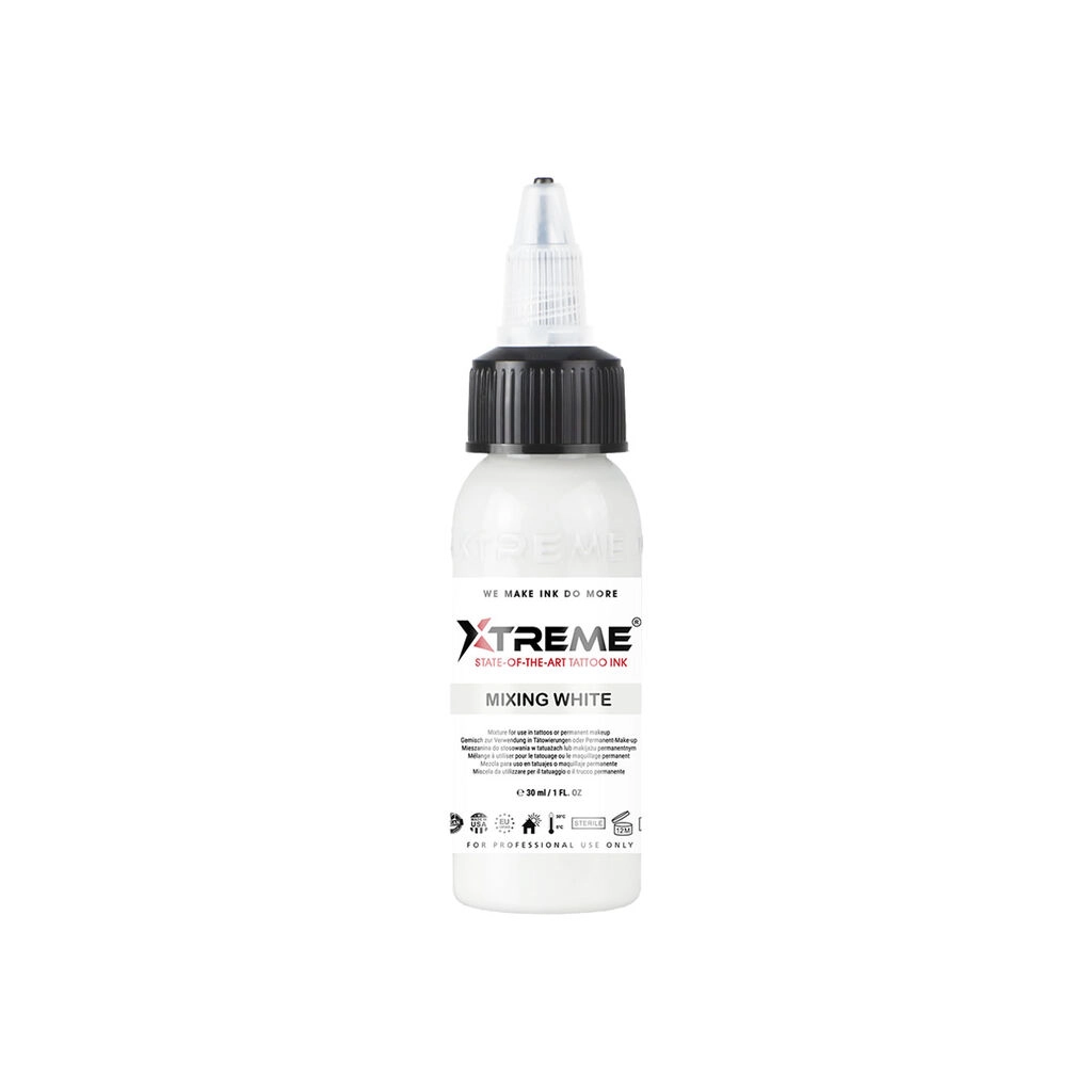 Encre Tatouage Blanche - Encre Tattoo Blanc - Xtreme Ink Mixing White - Mélange pour le tatouage encre reach