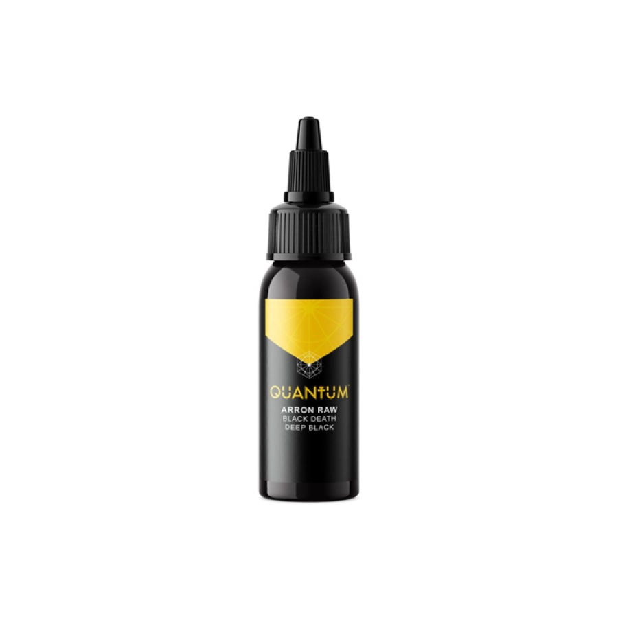 Encre Tattoo Greywash -  Quantum by Arron Raw  - Black Death "Deep Black" - 30 ml