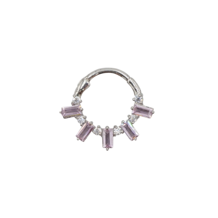 Piercing Anneau - Acier - Anneau clicker 210 avec fermeture à charnière