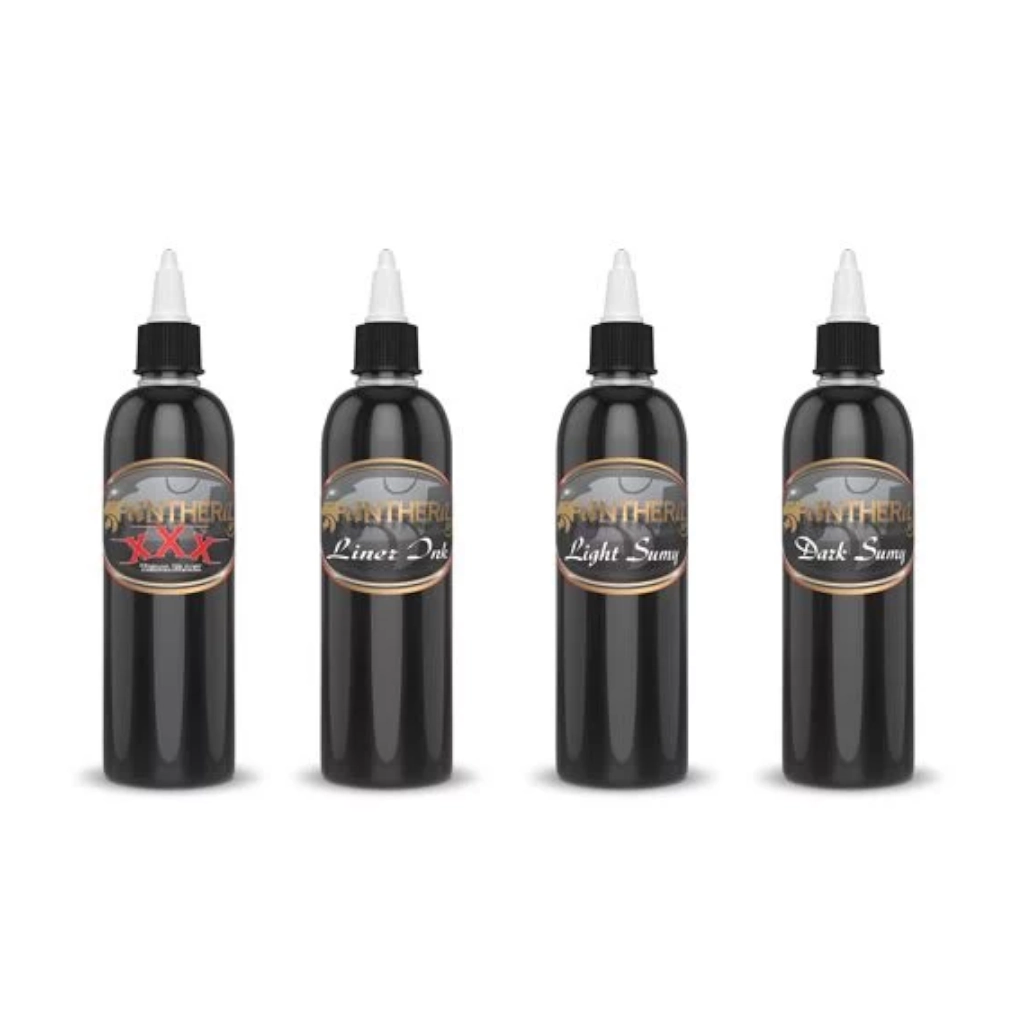Panthera Ink Set Black – Encre pour le tatouage REACH