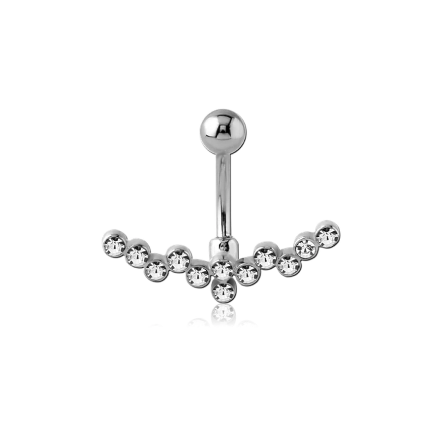 Piercing Banane - Acier - Banane pour nombril 555
