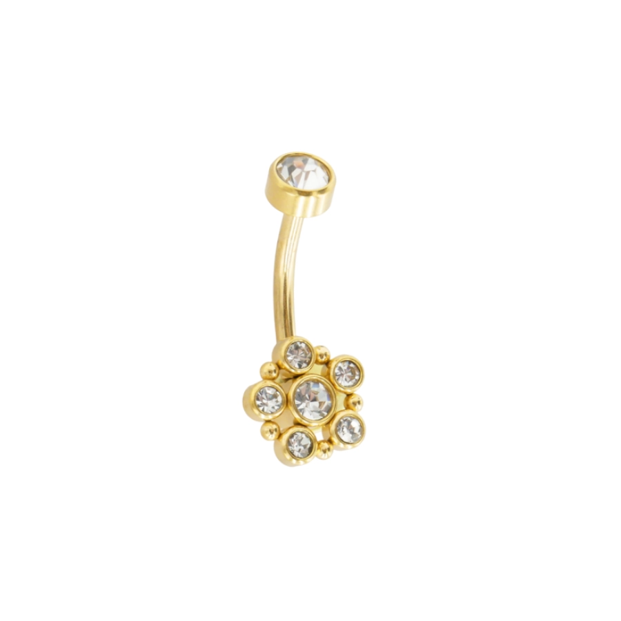 Piercing Banane - Acier Pvd Gold - Banane pour nombril 101