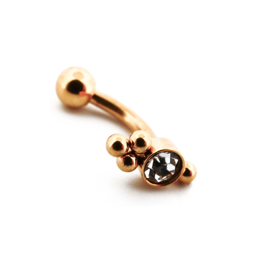 Piercing Banane - Acier Pvd Gold - Banane 163