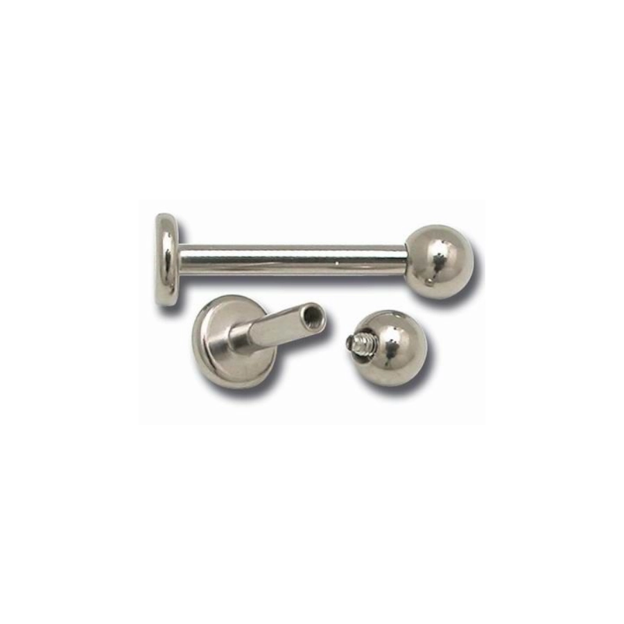 Piercing Labret - Titane - Labret titane avec pas de vis interne 02