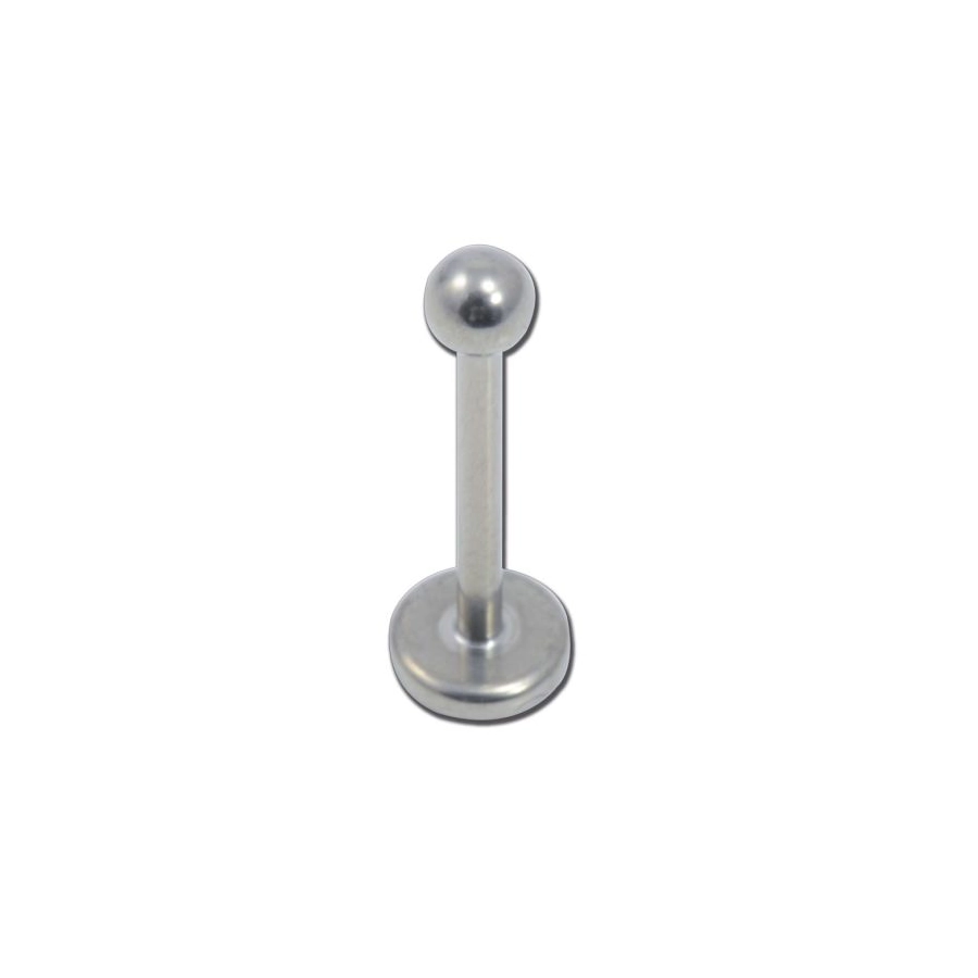 Piercing Labret - Titane - Labret titane avec disque 4 mm