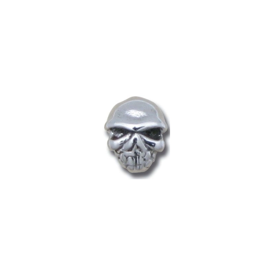 Embout Piercing - Acier - Vis en forme de crâne 7906