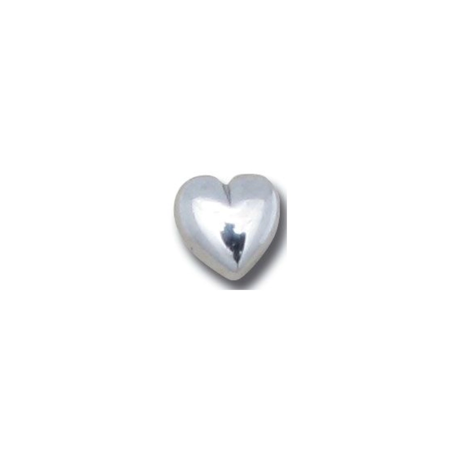 Embout Piercing - Acier - Vis en forme cœur fin 7914