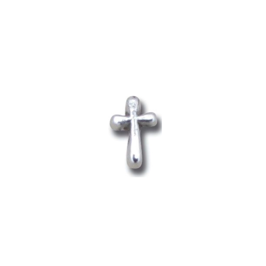 Embout Piercing - Acier - Vis en forme croix 8019