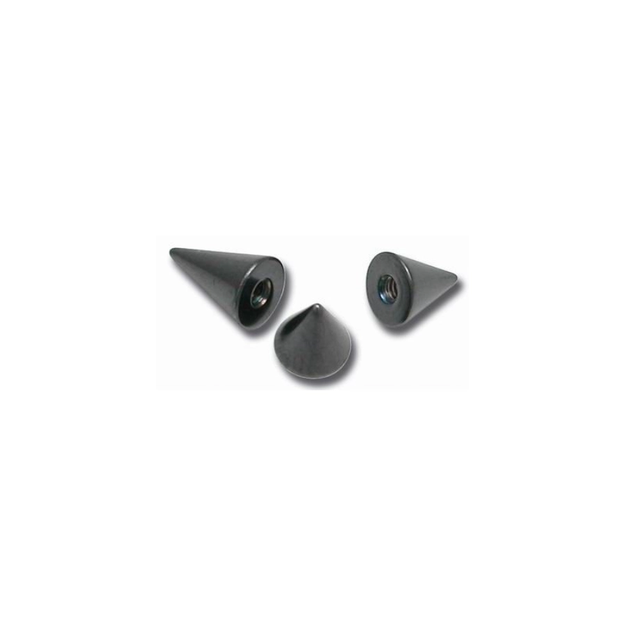 Embout Piercing - Titane Gamme Itc - Embout conique pointe noire