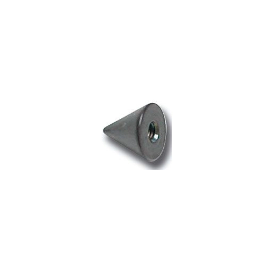 Embout Piercing - Titane Gamme Itc - Embout conique pointe noire 3 mm