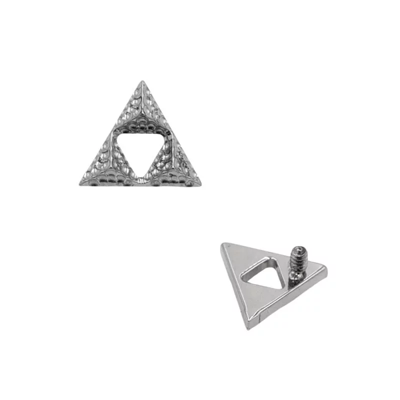 Piercing Embout - Acier Gamme Itc - Embout avec pas de vis interne 0,9 mm pour piercing 1,2 mm*