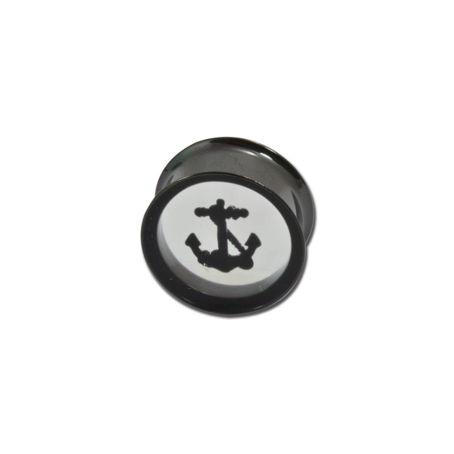 Écarteur Plug - Acier - Écarteur plug motif ancre