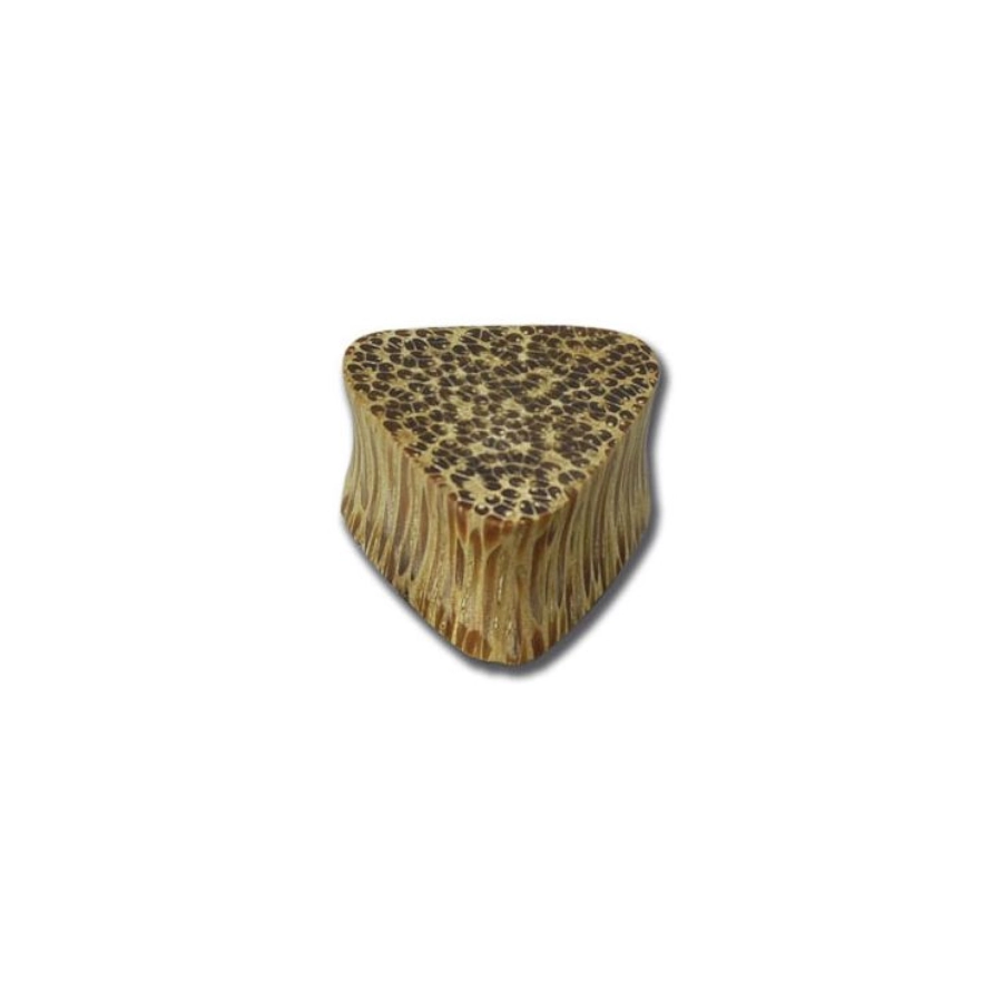 Écarteur Plug - Bois - Écarteur plug forme triangle en coco