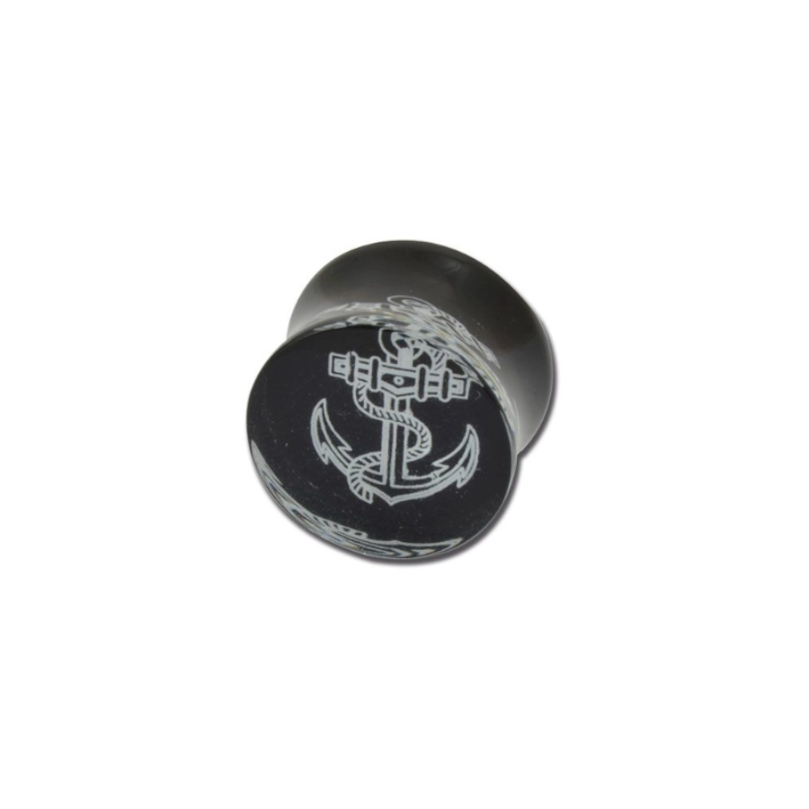 Écarteur Plug - Acrylique - Écarteur en acrylique motif ancre