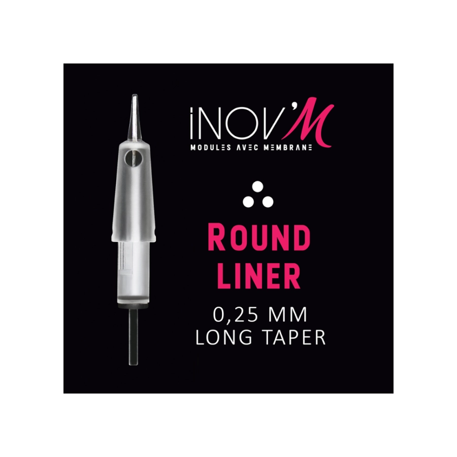 Cartouche Inov'M - Boîte de cartouches Round Liner 0,30 Long Taper 