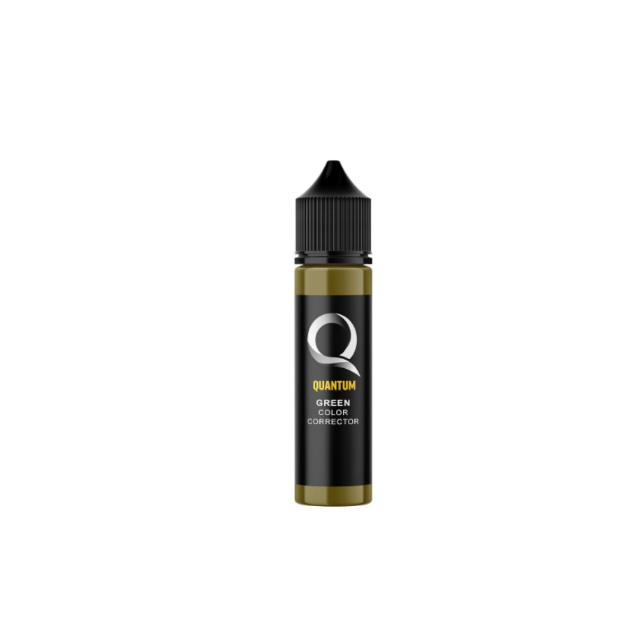 Pigment Pmu - Quantum Platinum Label - Green - Mélange pour le maquillage permanent REACH 15 ml
