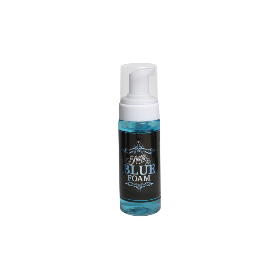 Mousse Tattoo - Bheppo - Mousse bleue nettoyante et assainissant pour le tatouage 150 ml