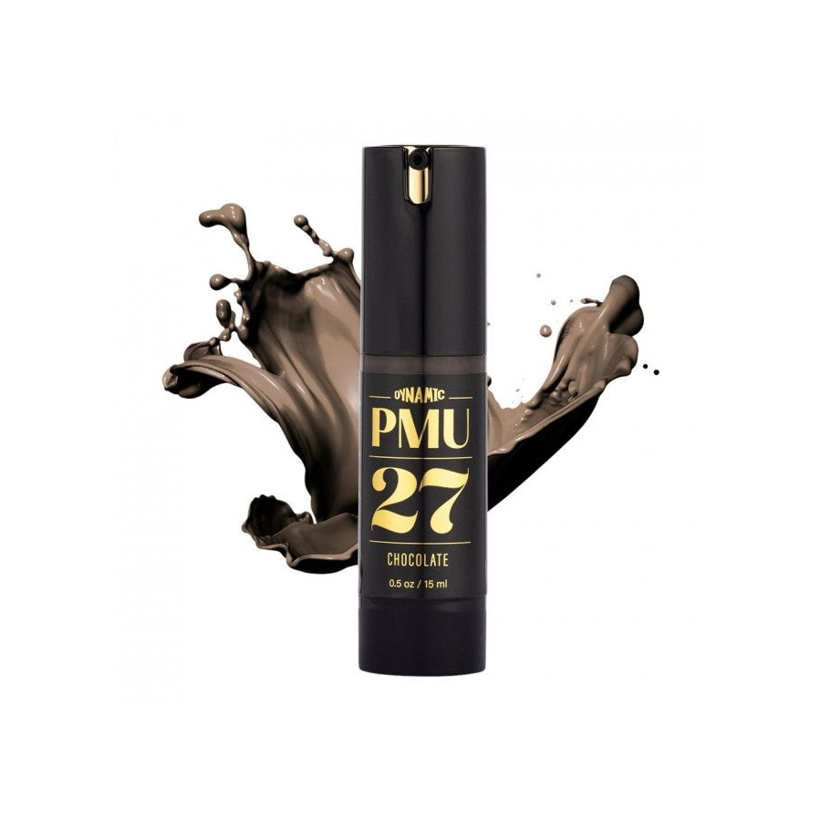 Pigment Pmu Marron - Dynamic Pmu - 27 Chocolate - Mélange pour le maquillage permanent REACH 15 ml