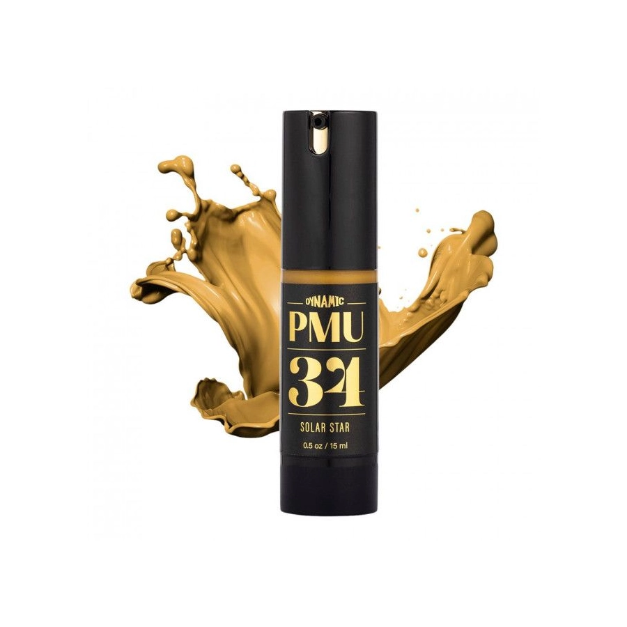 Pigment Pmu Marron - Dynamic Pmu - 34 Solar Star - Mélange pour le maquillage permanent REACH 15 ml