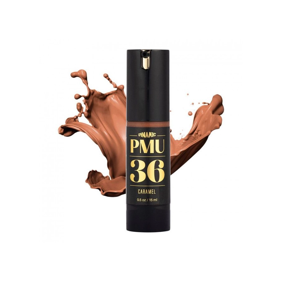 Pigment Pmu Marron - Dynamic Pmu - 36 Caramel - Mélange pour le maquillage permanent REACH 15 ml
