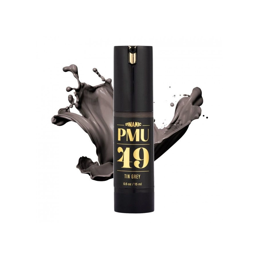 Pigment Pmu Gris - Dynamic Pmu - 49 Tin Grey - Mélange pour le maquillage permanent REACH 15 ml