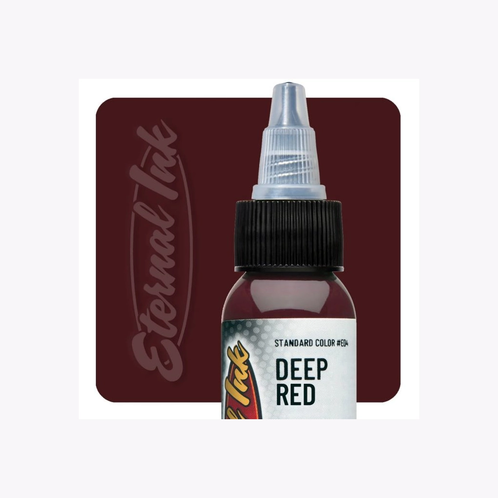 Encre Entrainement Tattoo Rouge - Eternal Ink Deep Red - Encre artistique pour l'entrainement au tatouage NON REACH* 