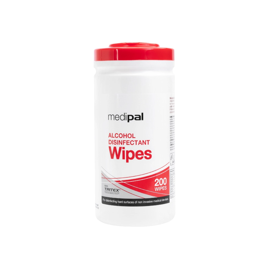 Lingettes Tattoo Piercing - Medipal Alcool Disinfectant Wipes - Boîte de 200 lingettes désinfectantes à l'alcool*