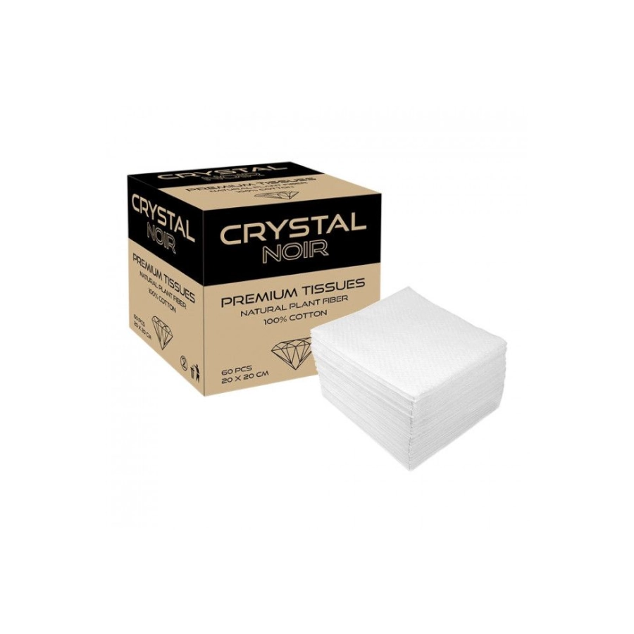 Essuyage Tatouage - Crystal Noir Premium Tissue Roll - Rouleau de 90 chiffons pour le nettoyage de tattoo 22 cm x 20 m