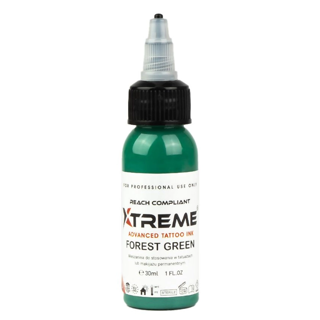 Xtreme Ink Forest Green - Mélange pour le tatouage encre REACH