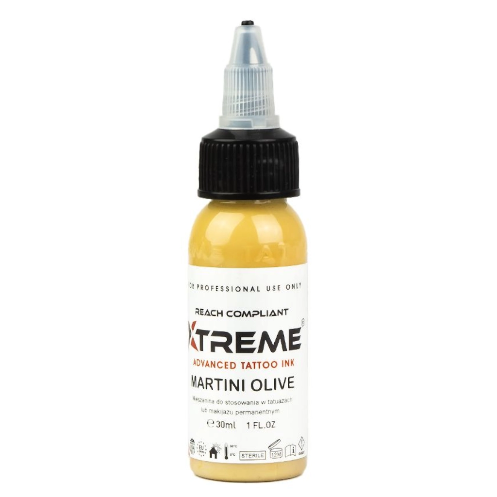 Xtreme Ink Martini Olive - Mélange pour le tatouage encre REACH