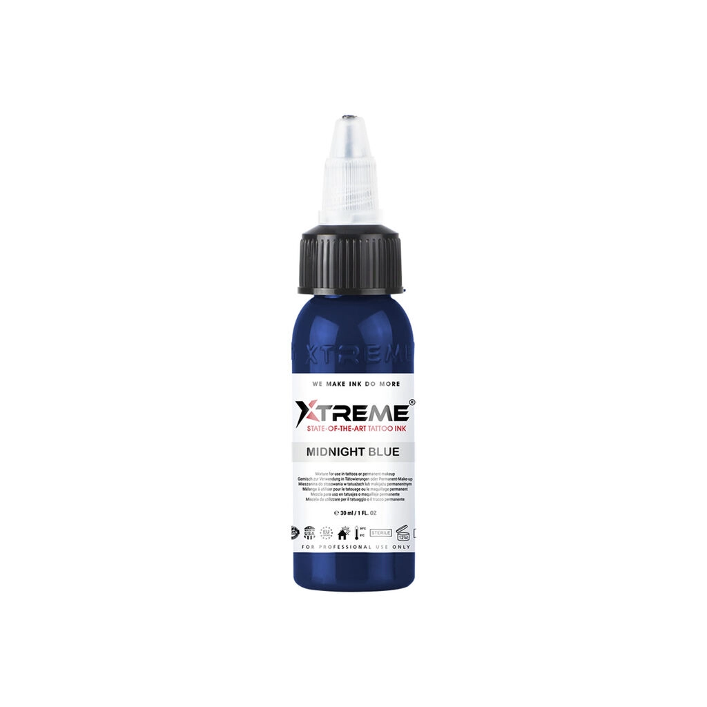 Xtreme Ink Midnight Blue - Mélange pour le tatouage encre REACH