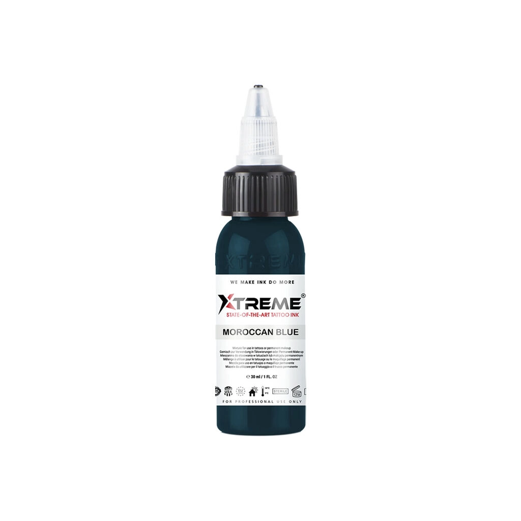 Xtreme Ink Morocan Blue - Mélange pour le tatouage encre REACH