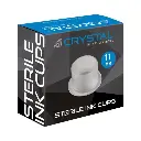 Caps Tattoo - Crystal Cups Stérile - Boite de 200 godets pour encre stérile détachable*